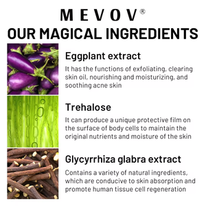 Masque à l'argile d'aubergine <span class=keywords><strong>de</strong></span> marque privée bâton éliminant les <span class=keywords><strong>points</strong></span> <span class=keywords><strong>noirs</strong></span> contrôle huile exfoliante apaisante peau d'acné masque facial - Product Image 3