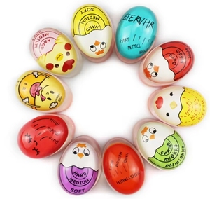 Chick <span class=keywords><strong>Egg</strong></span> Hẹn Giờ Nhạy Cảm Thay Đổi Màu Sắc Chỉ Số Cho Cứng Mềm Luộc Trứng Nồi Tiện Ích Nhà Bếp Cho Nhà Hàng Tiệm Bánh - Product Image 1