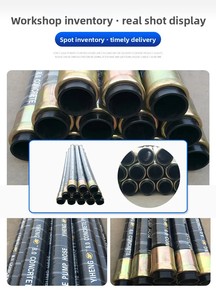 Tuyau en caoutchouc anti-âge pour pompe à béton extérieure - Product Image 5