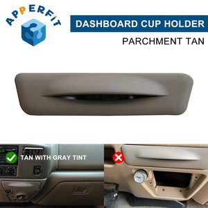 Portavasos para Ford F250 F350, Panel del Tablero Delantero YC3Z2513560, Portavasos de Plástico Gris Marrón para Automóvil - Product Image 3