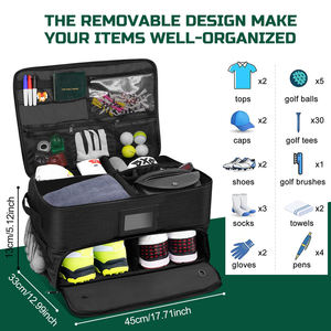 Sac de rangement pour voiture et golf imperméable à 2 couches avec compartiment - Product Image 6