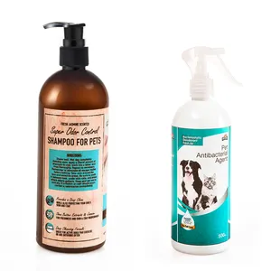 Jasmine super controle de odor, msds certificados de todos os animais naturais, shampoo, condicionador de cachorro