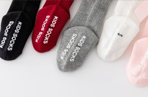 Nouveau Style rayé bas couleur Pure coton chaussettes enfants filles chaussettes hautes avec arcs décontracté bébé chaussettes tricoté équipage 0-3 ans - Product Image 6
