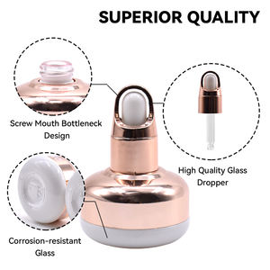 Botella de vidrio con cuentagotas, botella de vidrio de aceite de lujo, 30ml - Product Image 5