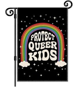 Personnalisé fierté LGBTQ jardin drapeau Inclusion diversité lesbienne <span class=keywords><strong>Gay</strong></span> bisexuel transgenre égalité drapeau de cour petite Mini cour extérieure - Product Image 3