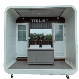 Baño Móvil de Fibra de Vidrio de Una Pieza, Moderno, Ecológico, para Exteriores, de Uso Público, Montado en el Suelo - Product Image 2