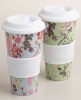Certifié BSCI personnalisé PP réutilisable blanc sans BPA tasses à café françaises en plastique de luxe avec couvercle