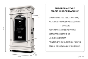 Photomaton commercial style <span class=keywords><strong>disco</strong></span>, borne interactive pour selfies, imprimante rapide, appareil photo reflex numérique, promotion d'événements - Product Image 1