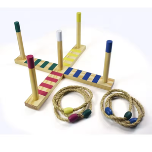 Ngoài Trời Bằng Gỗ Vòng Toss Đảng Trò Chơi Coustmized Dây <span class=keywords><strong>Quoits</strong></span> Trò Chơi Bên Ngoài Và Trong Nhà Bằng Gỗ Vòng Toss - Product Image 4