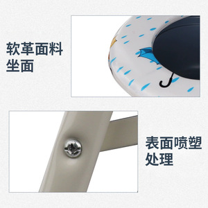 Portable Foldable Commode <b>Chair</b> For Elderly Pregnant Women Hospital Use With Soft Leather Seat And Spray Coated Frame - Product Image 1