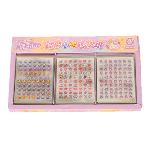 Mini livre d'autocollants mignon avec motifs de dessins animés, album de cartes décoratives imperméables pour nail art, pour enfants et filles - Product Image 4