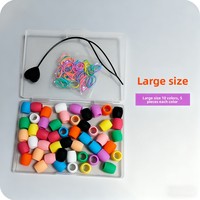 Nouvelles perles en silicone souples pour perruques dreadlocks, accessoires DIY pour enfants, bonne élasticité, perles pour attacher les cheveux