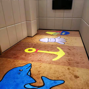 Tapis de porte personnalisé imprimé en chromojet haute définition avec logo, 450-950g Nylon 6.6, lavable, antidérapant, tapis de sol professionnel - Product Image 2