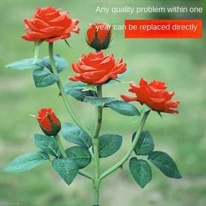 Lampe solaire LED pour pelouse/cour, étanche IP65, pour extérieur, jardin, avec télécommande - Product Image 2