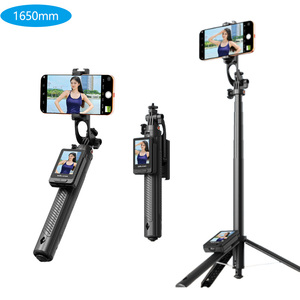 Perche à <span class=keywords><strong>selfie</strong></span> A1170 avec trépied, ouverture automatique, anti-tremblement, projection d'écran de téléphone portable et télécommande - Product Image 1