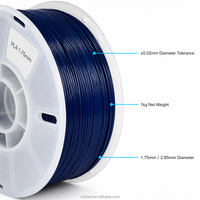 Filament PLA Soie Gris Personnalisé 1,75 mm Bobine 1 kg Vente en Gros Usine OEM Filament d'Imprimante 3D en Vrac Modèle Industriel Brillance Soyeuse Lisse