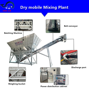 SDCAD büyük ölçekli hazne toplama karıştırma sistemi stabilize çıkış hazne toplama kuru beton karıştırma tesisi - Product Image 4