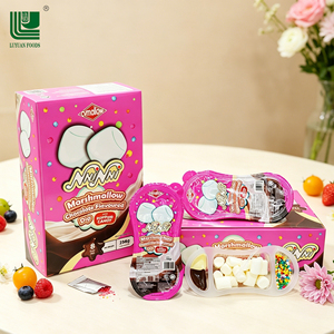 Wholesale Customized Private Label HALAL Certified Multi-Colored <strong>Sweet</strong> Marshmallow Dipped Chocolate Sauce Popping Candy Box - Product Image 4