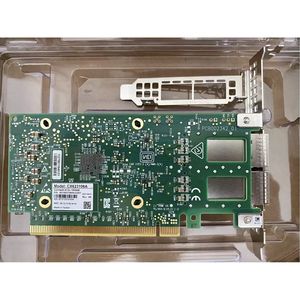 การ์ดเชื่อมต่อเครือข่าย Mellanox 100GbE แบบสองพอร์ต QSFP56 PCIe 4.0 x16 พร้อมขายึดสูงแบบภายใน - Product Image 3