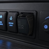 Symboles personnalisés Étanche Marine Automobile 12V Interrupteurs À Bascule 20A 3 Broches 5 Broches Laser On Off Interrupteur Fabricant