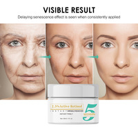 Crema Hidratante Facial con Retinol, Antienvejecimiento, Antiarrugas, Reafirmante, Eliminador de Manchas Oscuras, Cuidado Natural de la Piel