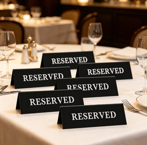Panneaux <span class=keywords><strong>de</strong></span> table personnalisés en acrylique double face, marqueurs <span class=keywords><strong>de</strong></span> réservation <span class=keywords><strong>de</strong></span> siège pour la décoration <span class=keywords><strong>de</strong></span> mariage, <span class=keywords><strong>de</strong></span> restaurant et <span class=keywords><strong>de</strong></span> banquet - Product Image 1