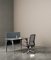Fauteuil de direction gris en maille, best-seller, au design moderne, avec hauteur réglable et accoudoirs ajustables, idéal pour salon et bureau à domicile