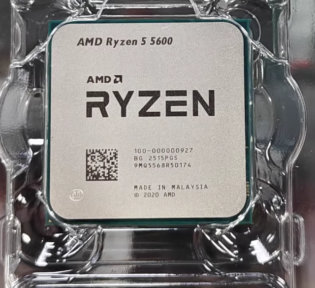 R5 5600 NEW Cpu for AMD Ryzen 5 5600 3.5 GHz 6-Core 12-Thread Processor 7NM L3=32M 100-000000927 Socket AM4 CPUs