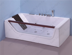Xunce — baignoire à bulles d'eau avec support en verre acrylique, vibrateurs à bulles d'air, pour Spa avec fermoir à main - Product Image 2