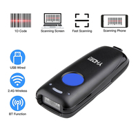 YHDAA buena venta de mano Mini escaneo automático 1D código CCD portátil Bluetooth lector de código de barras compatible con Windows Android IOS