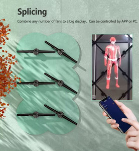 Olograma-proyector de holograma 3d, ventilador de 42 Cm, reproductor de vídeo 3d, pantalla Led alta, uso para vacaciones - Product Image 3