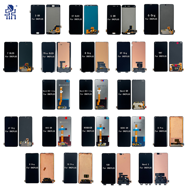 Mobile LCD Screen for OnePlus 3 5 6 7 8 9 10 11 12 Model Touch Screen Replacement Screen for One Plus Nord 2 3 4 CE ACE Display