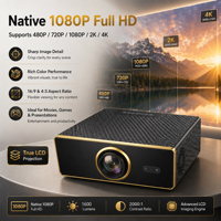 Projecteurs LED LCD personnalisés HY300 4k 1080P Home Cinéma 1600 Lumens ANSI Smart Android APP 5g Wifi Vidéo Beamer TV