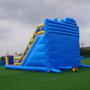 Sponge Bob Inflatable <span class=keywords><strong>Slides</strong></span> Thương Mại Air Bouncer Để Bán Ngoài Trời Khổng Lồ Inflatable Khô Slide - Product Image 5