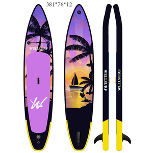 Nueva Tabla de Paddle Surf (SUP) Personalizada de Fábrica de 12.6 pies (381 cm) para Competición - Product Image 1