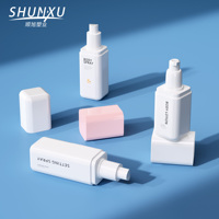 Botol Semprot Plastik PET Kemasan Kosmetik 80 100 120ml MOQ Rendah untuk Sunscreen, Hydrating Mist, Toner, dan Setting Spray