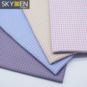 Skygen Guangzhou tedarikçisi ipeksi 118gsm vogue Shirting elbise <span class=keywords><strong>100</strong></span>% pamuk baskı kumaş - Product Image 1