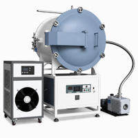 Horno Horizontal de Vacío Atmosférico 1700 ℃   con control de flujo de gas