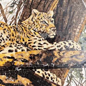 Mosaico di Qualità Superiore con Motivo Leopardato in <span class=keywords><strong>Marmo</strong></span> Naturale, Design 3D, Stile Europeo, Taglio a Mano, Arte Murale per Interni 7mm - Product Image 6