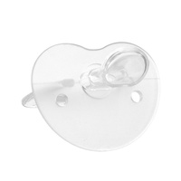 Sucettes en silicone liquide intégral en forme de pouce et de téton, motif uni, pour bébés, pour un sommeil paisible
