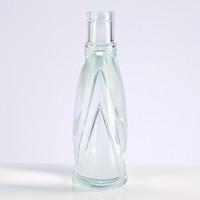 Bouteilles en verre rondes vides, transparentes, pour spiritueux, pour la vodka, emballage de boissons haut de gamme pour les marchés occidentaux