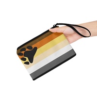 Pochette à monnaie personnalisée en toile de polyester sur le thème de l'gay pride pour le transport quotidien, les courtes vacances, souvenir culturel
