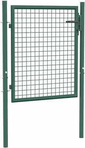 Puerta de jardín básica para valla de malla de doble varilla verde musgo 100 cm X 120 cm - Product Image 4
