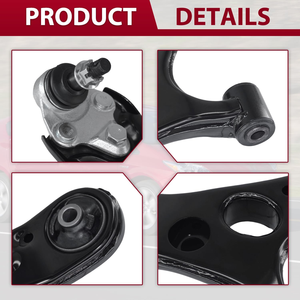 Frenzybro Kit de 12 bras de suspension inférieurs avant neufs pour Prius 2010-15, Prius Plug-In 2012-15, <span class=keywords><strong>Lexus</strong></span> <span class=keywords><strong>CT200h</strong></span> 2011-17 (Ne convient pas aux véhicules à transmission intégrale) Garantie 1 an - Product Image 4