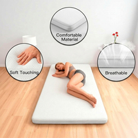 Matelas de massage à compression d'air personnalisé, pliable et chauffant, pour le bien-être à domicile, vente en gros d'usine, OEM ODM