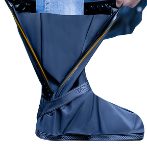 Produttore all'ingrosso scarpe da pioggia personalizzate antiscivolo in PVC per esterni regolabili in gomma per uomo per camminare - Product Image 4