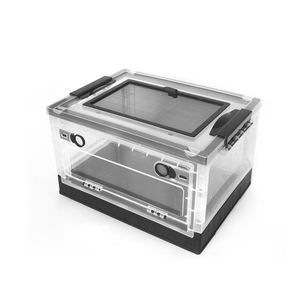 Cage de Reptile en PP pliable OEM, abri pour élever des <span class=keywords><strong>reptiles</strong></span>, lézard Gecko, Terrarium, Cage en verre acrylique PVC, enclos pour <span class=keywords><strong>reptiles</strong></span> - Product Image 4