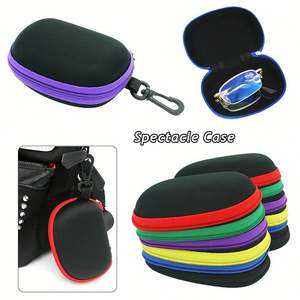 Colorful <b>Small</b> Size <b>Box</b> Zipper Glasses <b>Packaging</b> Lightweight Portable Folding Reading Glasses Case - Product Image 3