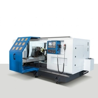 Machine de tournage CNC Lang Ruixing pour le façonnage de bouchons de fond de plat en acier inoxydable 22kW 380V