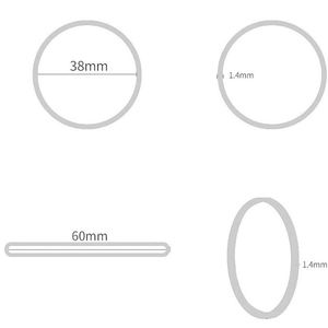 Tùy Chỉnh Sinh Thái Thân Thiện Đàn Hồi Rubberbands Môi Trường Trắng Ban Nhạc Cao Su Cho Văn Phòng Trường Nhà Nguồn Cung Cấp Văn Phòng Phẩm - Product Image 4
